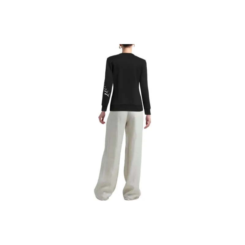 PUMA Sweatshirts Women's Black 01-2