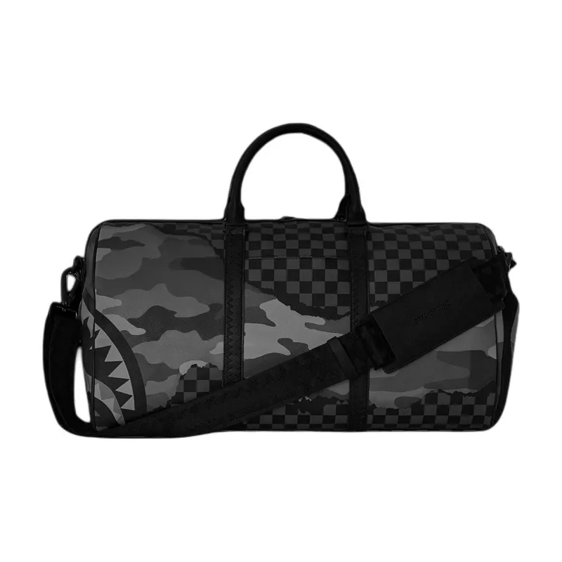 SPRAYGROUND Artificial Leather Travel Bag Regular Unisex Black-4