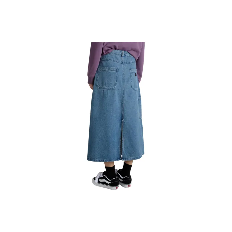 Vans Casual Long Skirt Women's Blue-5