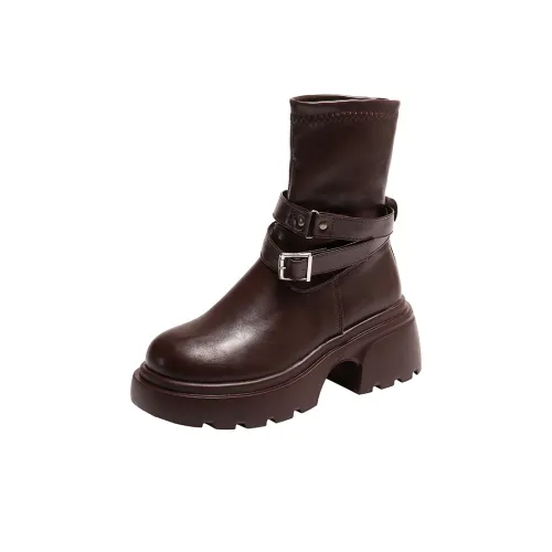 Fashion Cropped Martin Today 7 Cm Heel Women's