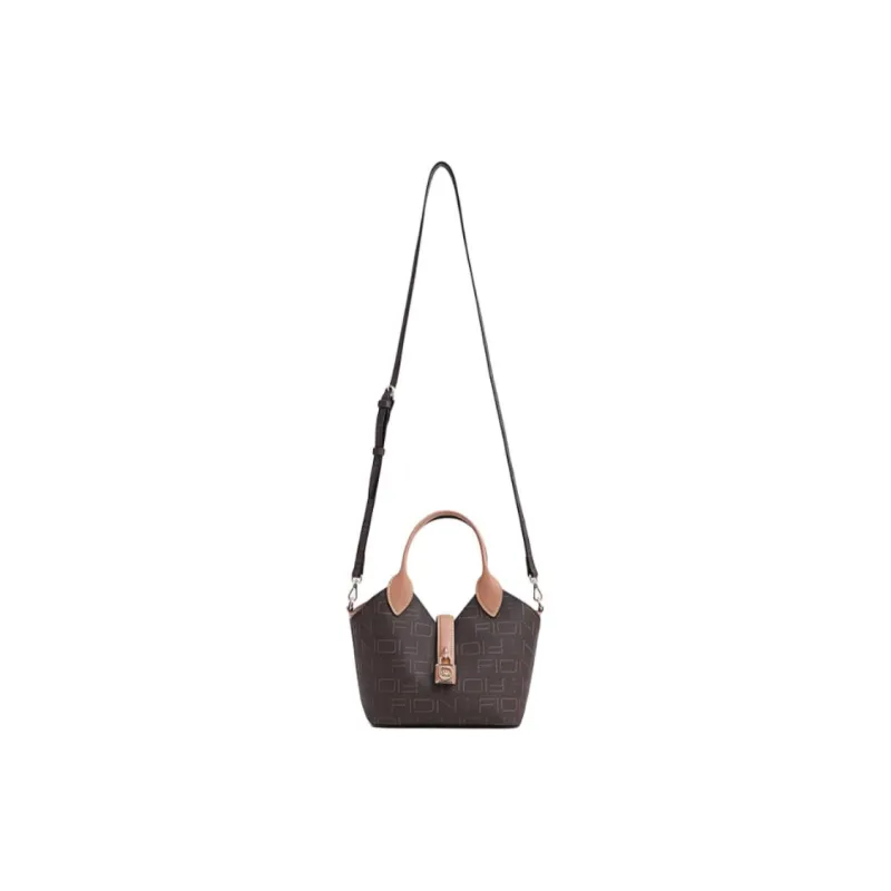 FION PVC Basket Bag Tote Bag Shopping Bag Shoulder Bag Crossbody Bag Handbag Medium Size Women's Multicolor-1
