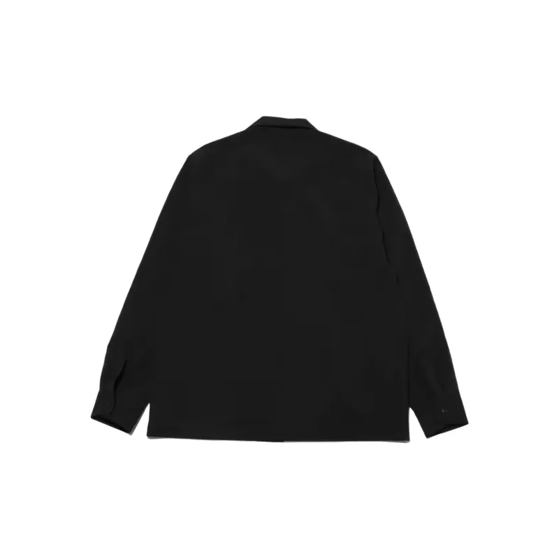 Snow Peak Logo embroidered Cutaway collar Shirt-3