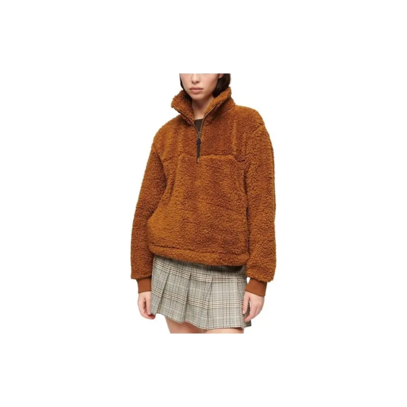 SUPERDRY Sweatshirt Women's Brown-1