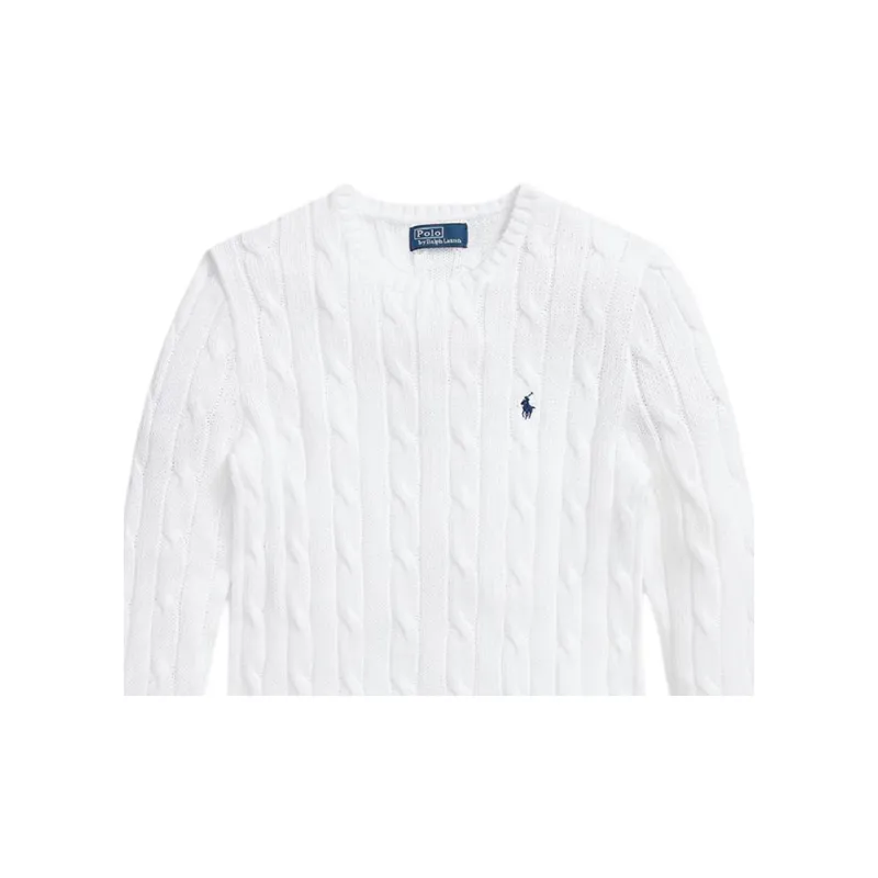Polo Ralph Lauren Women's Julianna Long Sleeve Pullover 'White'-4