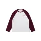 White & Burgundy
