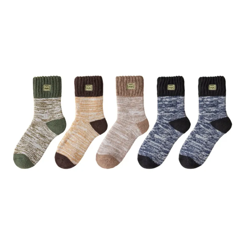 MIIOW Mid Calf Socks Men's Combo Set-7