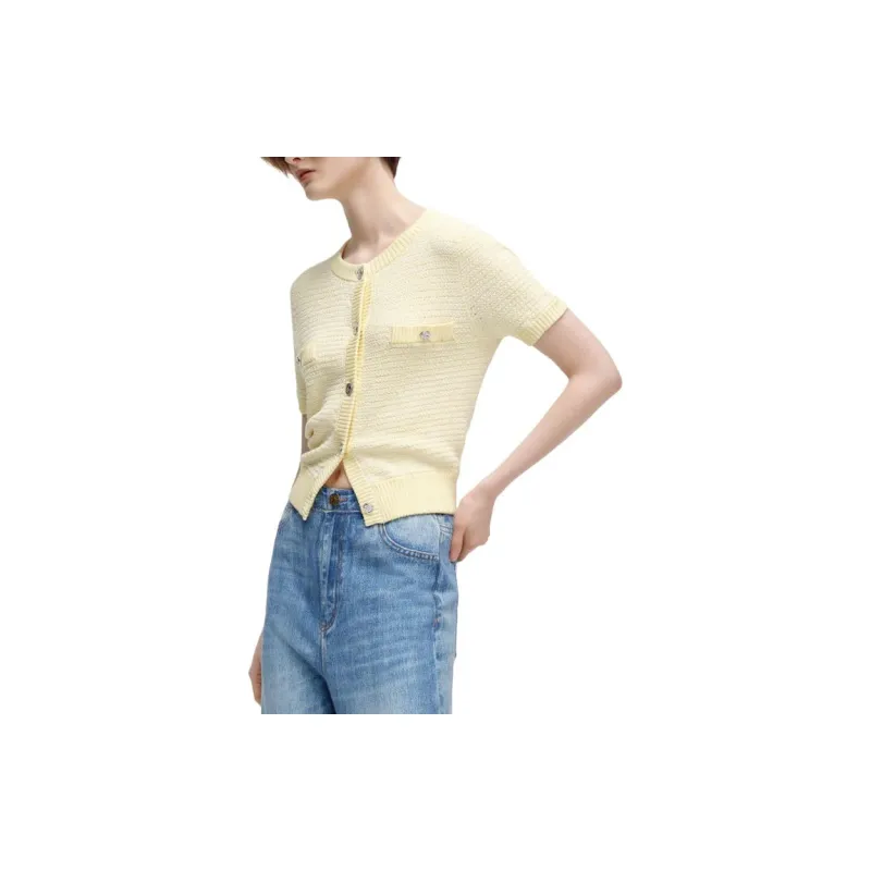 KARL LAGERFELD FW24 Knitwear Women's Yellow-4