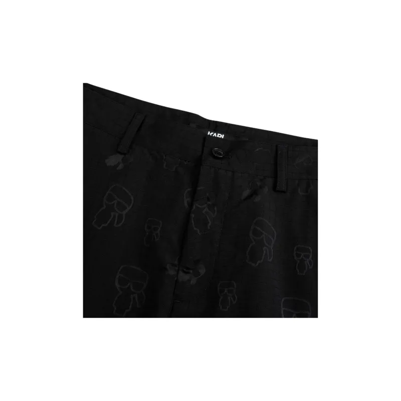 KARL LAGERFELD SS24 Casual Shorts Unisex Black-5