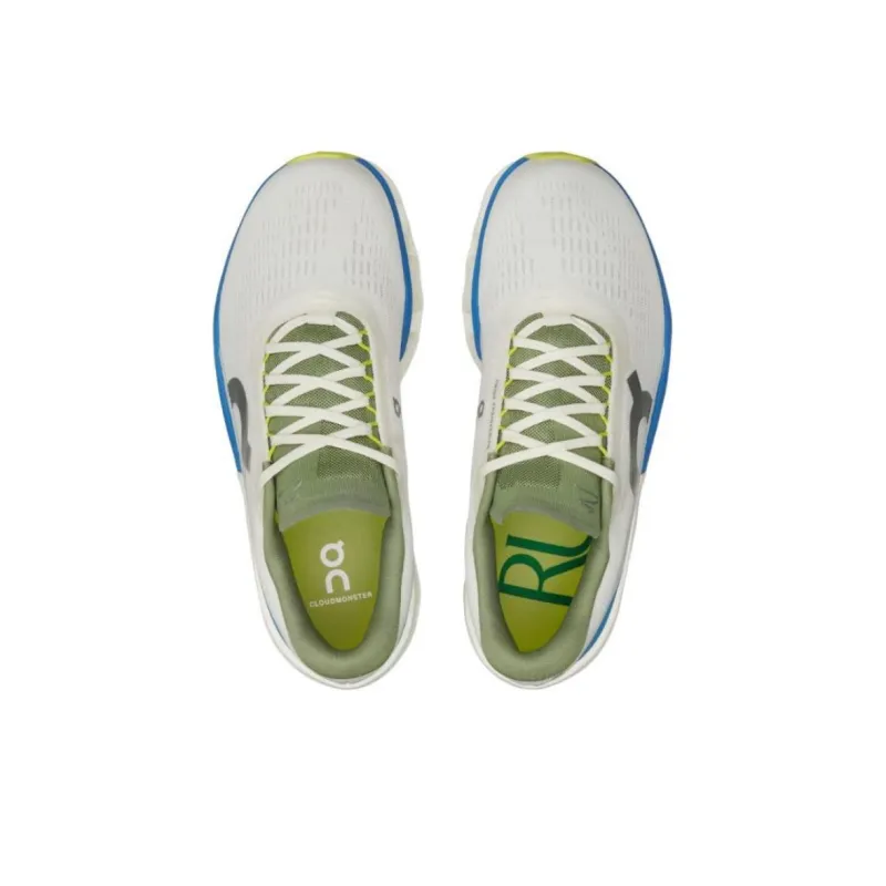 On Running CloudmOnster 2 Distance White Lapis Women's-3