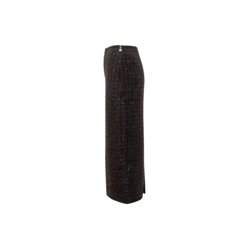 Rotate Bouclé Midi Skirt-2