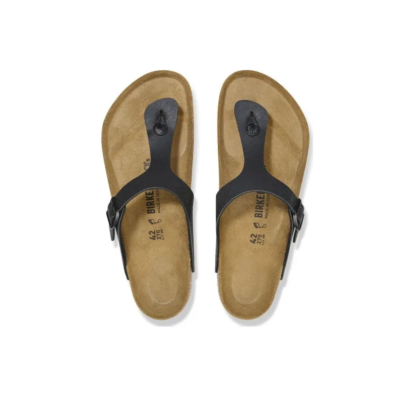 Birkenstock Gizeh EVA Abrasion Resistant Flip Flops Men's Black-3