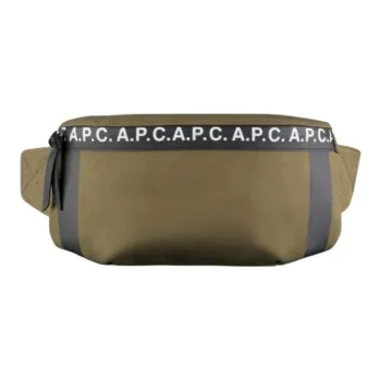 A.P.C Cotton Fanny Pack Men's Dark Brown Gray