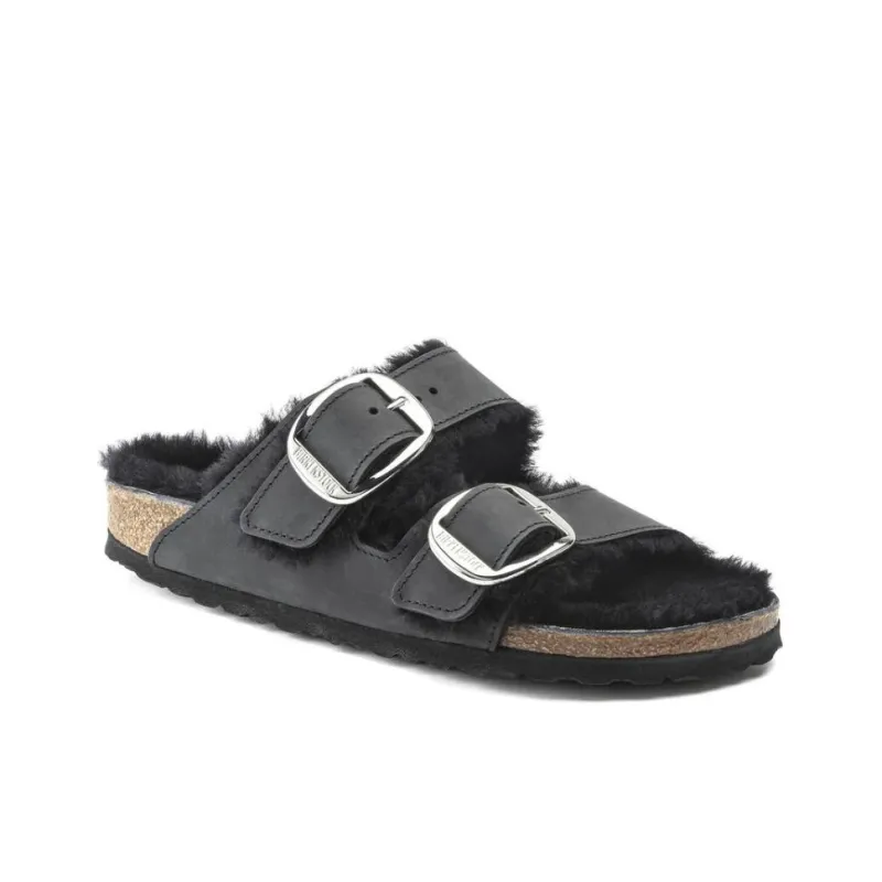 Birkenstock Arizona Big Buckle EVA Abrasion Resistant Slide Slippers Women's Black-2