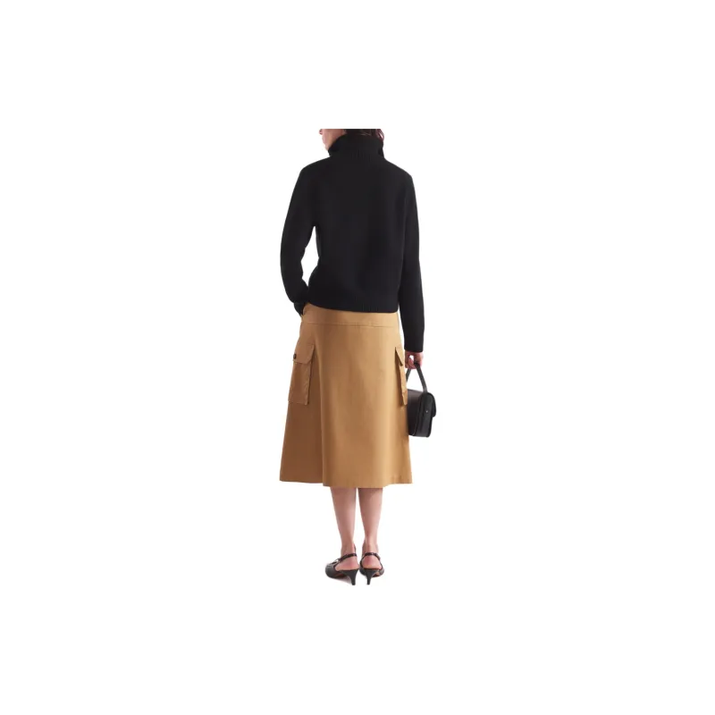 Maison Kitsune Fox Head Intarsia High Neck Cardigan-4
