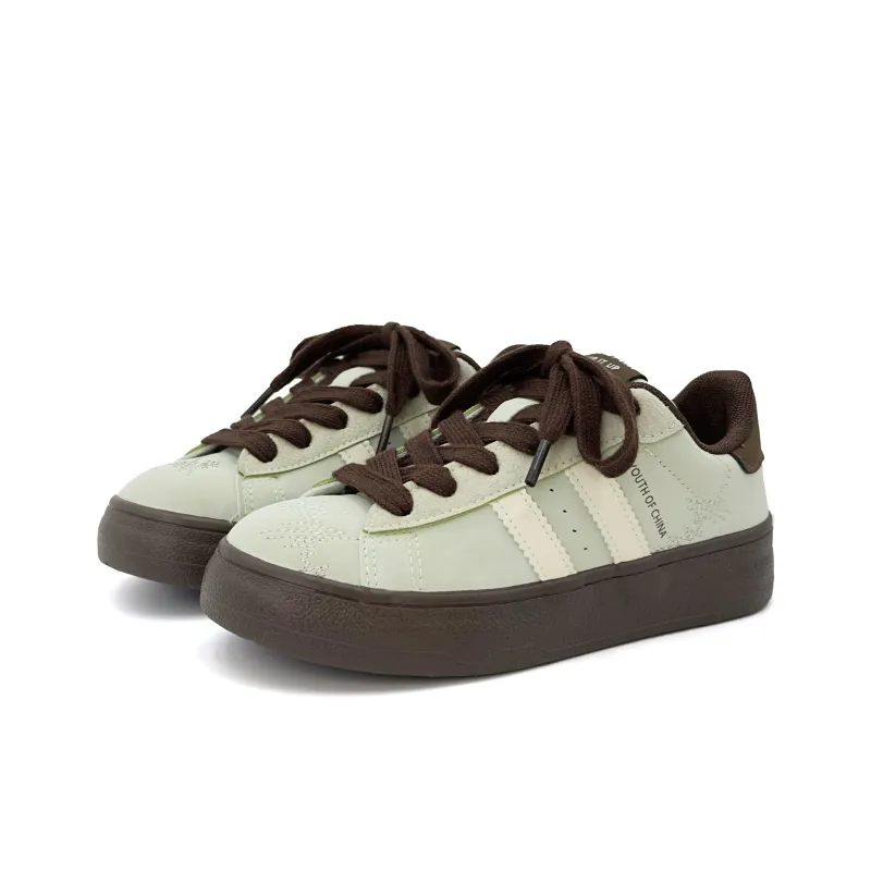 UNIITY Fashion Vintage Minimalist Style Versatile Low-Top Skateboard Shoes Women's Box Included-28