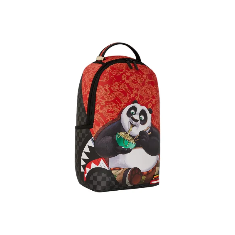 SPRAYGROUND Artificial Leather Backpack Unisex Red-1