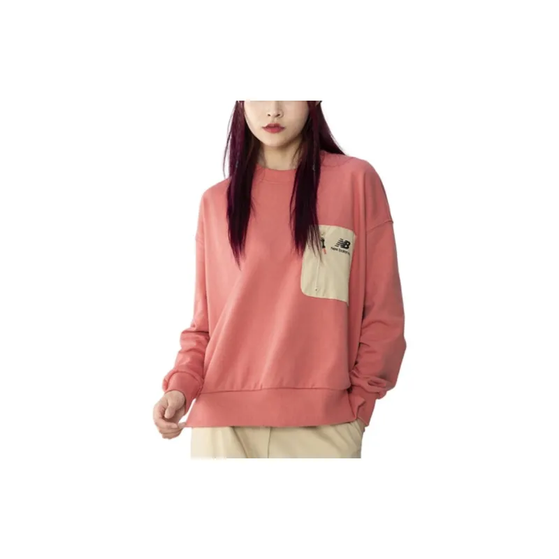 New Balance Sweatshirts Women's Pink-2
