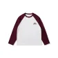 White & Burgundy