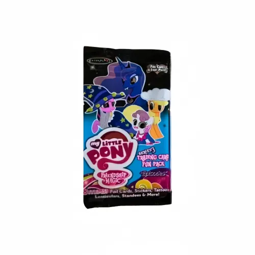 Hasbro My Little Pony US Version Card Lyrics Card Set 3 Blue IP/Anime Cards 1 Pack