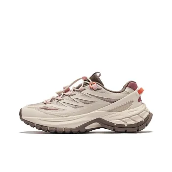 Erke Cushioned Wear-Resistant Lightweight Low-Top Casual Shoes Women's Beige Gray