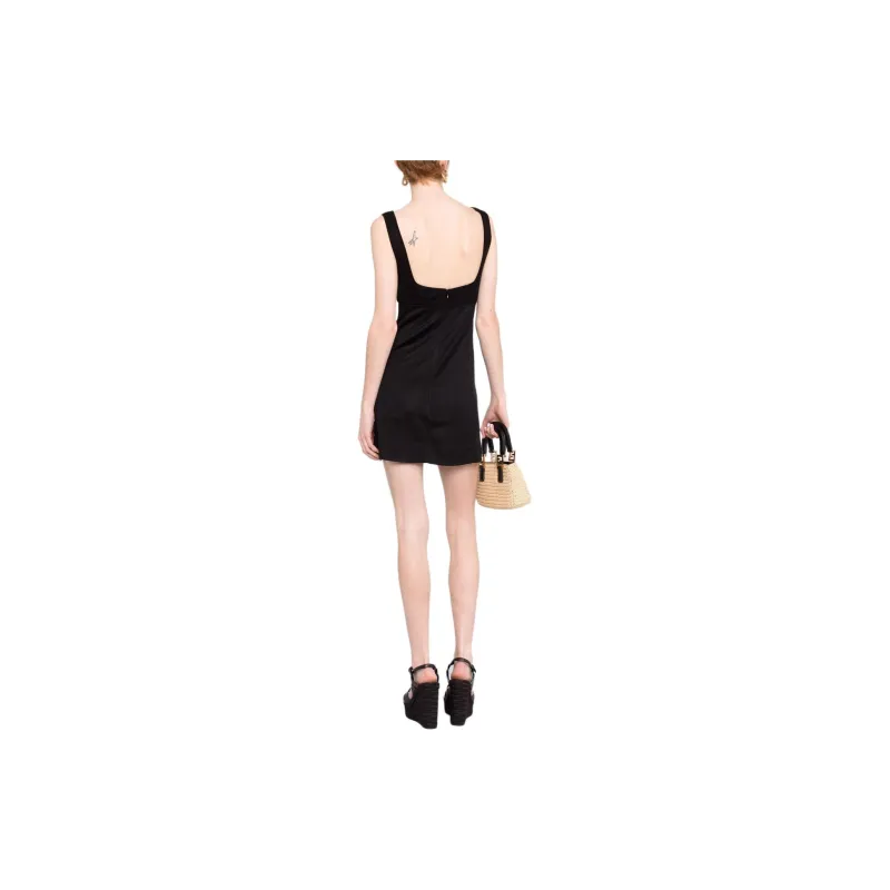 SAINT LAURENT Cut Out Mini Dress-5