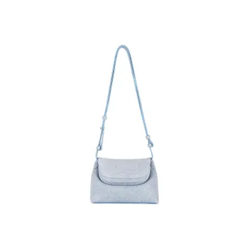 OSOI Cow Leather Crossbody Bag Shoulder Bag Regular Women's Light Blue