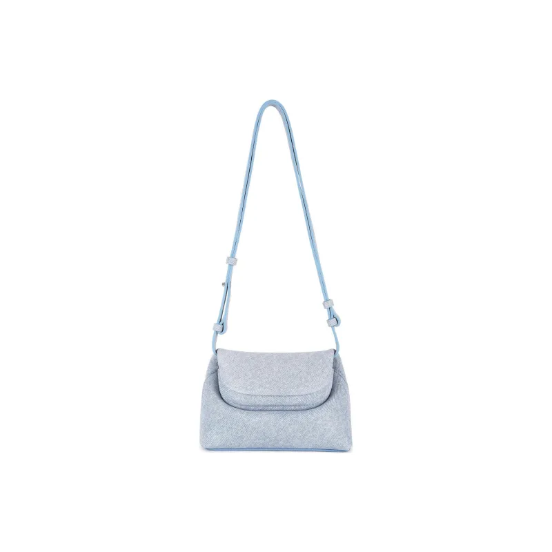 OSOI Cow Leather Crossbody Bag Shoulder Bag Regular Women's Light Blue-0