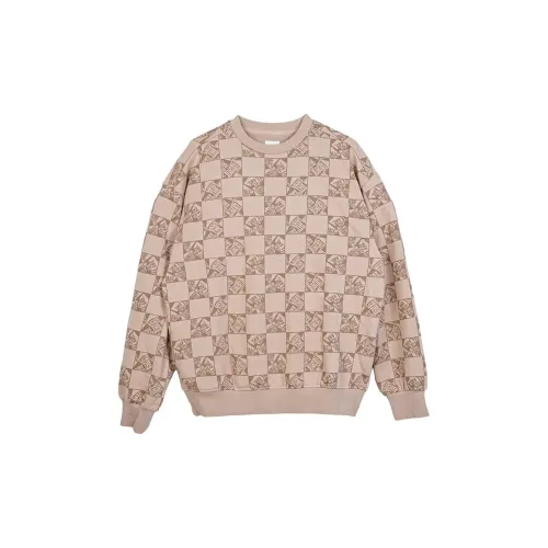Vans OFF THE WALLCheck SKATE CRE Sweatshirt Women's Khaki Brown