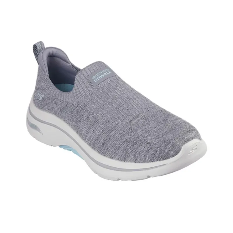 Skechers GOWALK Anti Slip Wear Resistant Low Top Casual Shoes Women's Gray-2