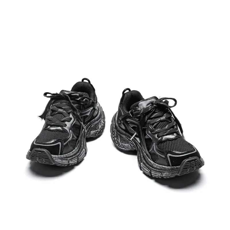 KUX Cushioning Anti-Slip Wear-Resistant Breathability Low-Top Chunky Sneakers Unisex Box Included-2