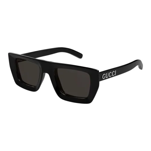GUCCI Logo-lettering Square Sunglasses