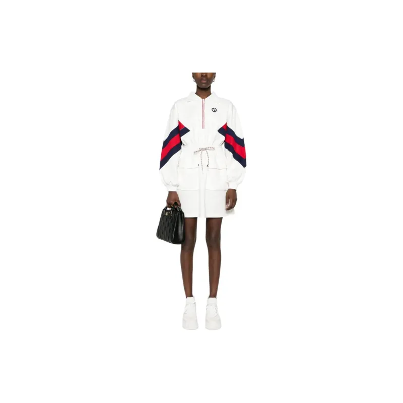 GUCCI Technical Jersey Polo Dress-3