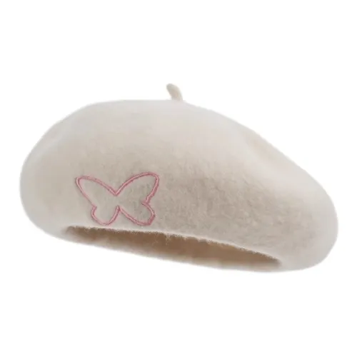 FREE RABBITⅡ Korean Sweet Style Elegance Minimizes Face Appearance Berets Women's
