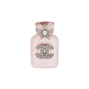 CHANEL 1986 1988 Coco Mark Bottle motif Brooch