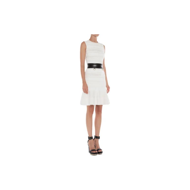 Alexander McQueen Striped Mini Dress-3