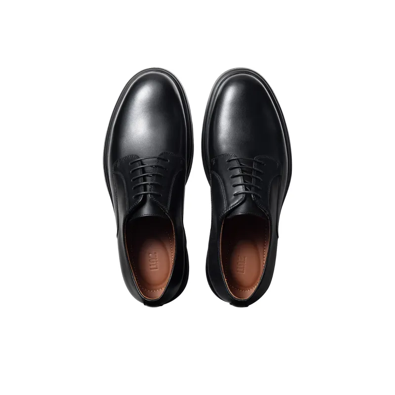 Zuti Dress Shoes Men Low Top Black-2
