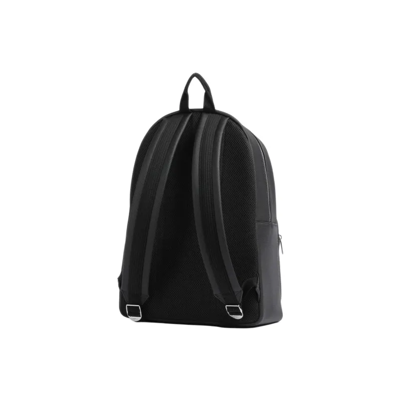 LACOSTE Polyurethane Backpack Regular Men's Black-4