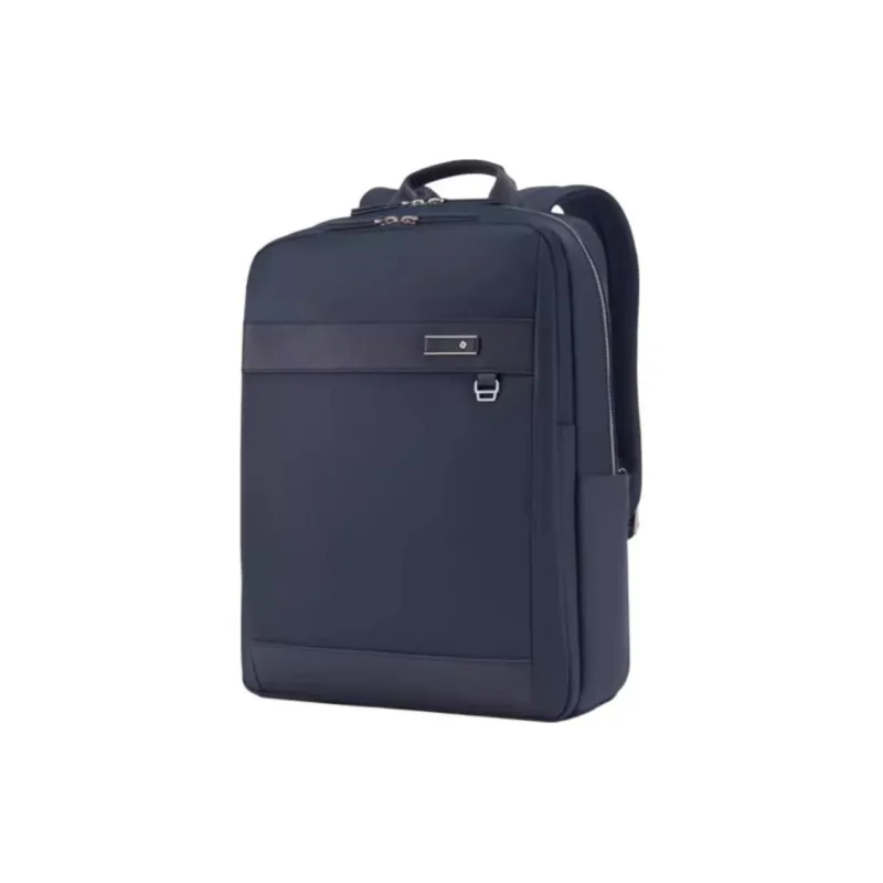 SAMSONITE Fabric Backpack Large Size Women's Navy Blue-1