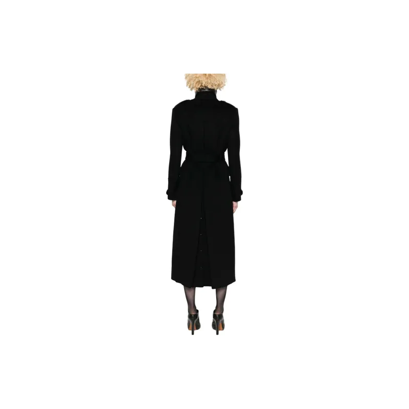 TOM FORD Felt Military Long Coat-2