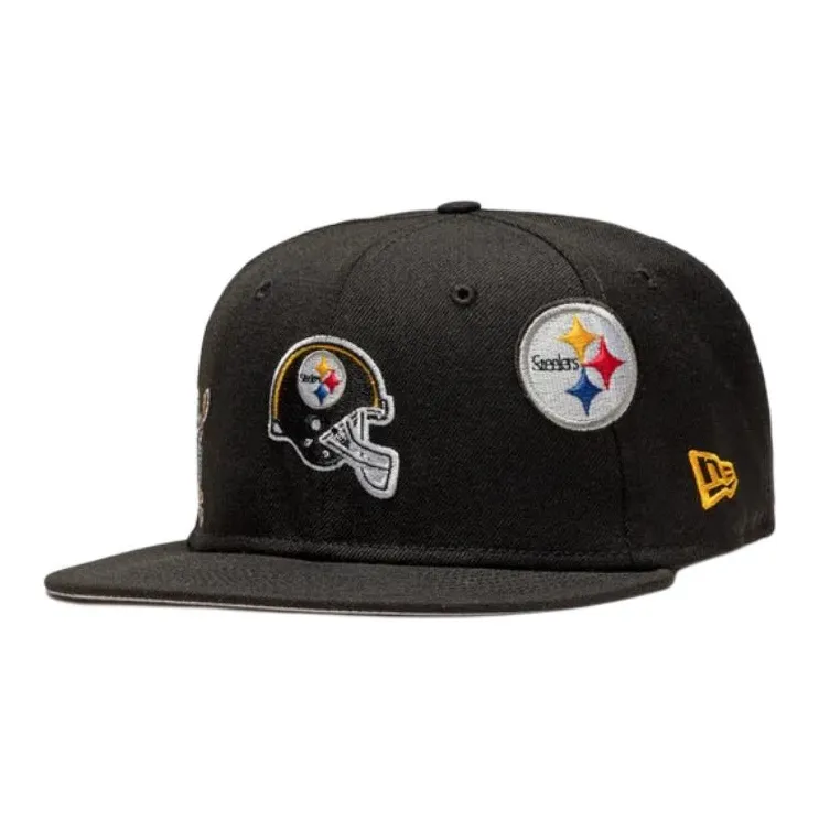 New Era Just Don Pittsburgh Steelers 59Fifty Fitted Hat-0