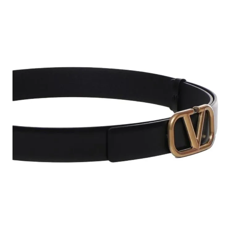 Valentino Leather Belts Men Black-1