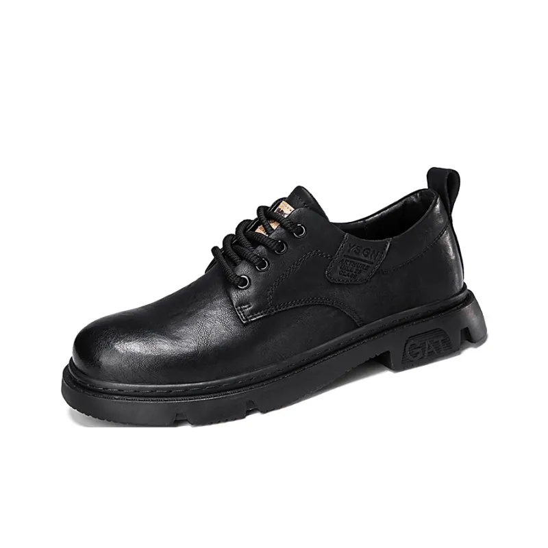 ARTHURBUILL Men's Casual Shoes Men Low Top Black, Khaki, Red Brown-1