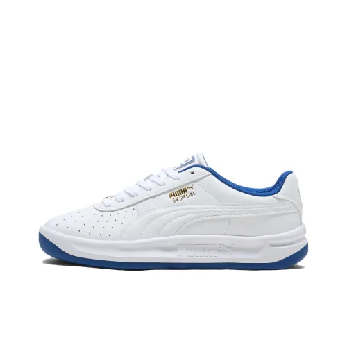 PUMA GV Special Anti Slip Wear Resistant Low Top Skateboard Shoes Unisex White Blue