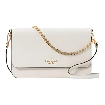 Kate Spade Saffiano Leather Shoulder Bag, Crossbody Bag Women's White