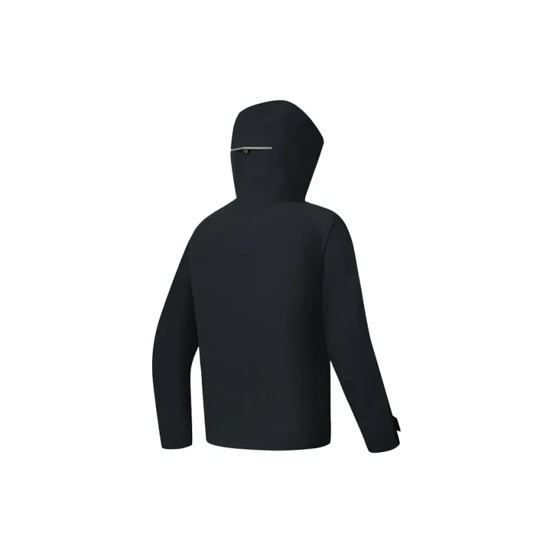 FILA Fitness Water Resistant Windproof And Water Repellent 3 in 1 Windbreaker Jacket Men's Black-1
