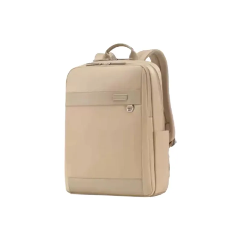 SAMSONITE Fabric Backpack Large Size Women's Beige-1