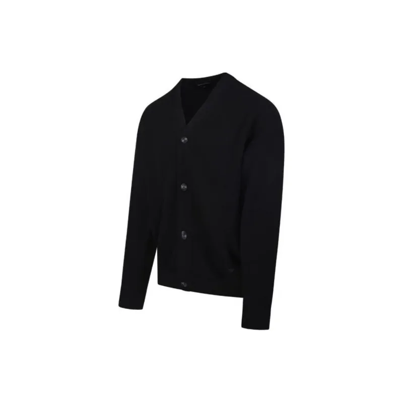 EMPORIO ARMANI V Neck Button Up Cardigan-2