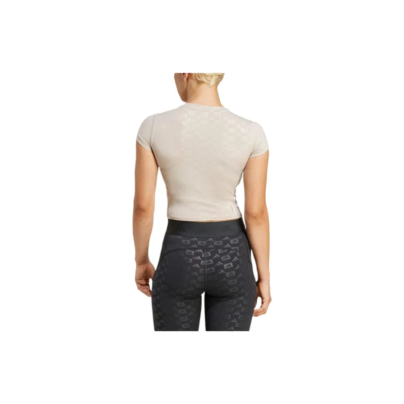 Adidas Free Shipping With AdiClub Hyperglam Training Emboss Tee-1