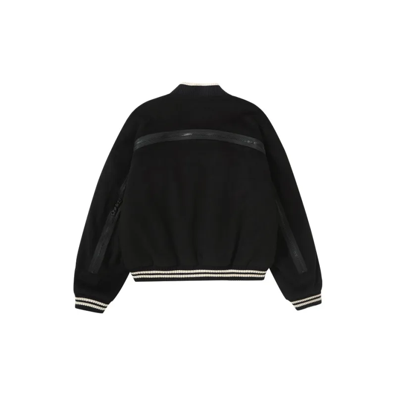 Candymade Haus Baseball Jacket Unisex Black-1