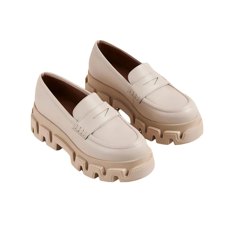 ALOHAS Loafers 5.5cm Women's Ecru-3